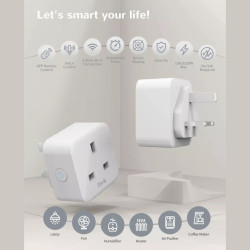 مقبس ذكي PORIK واي فاي تحكم صوتي متوافقة أليكسا جوجل PORIK Smart Socket with Wi-Fi, Voice Control, Alexa & Google Compatible