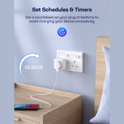 مقبس ذكي PORIK واي فاي تحكم صوتي متوافقة أليكسا جوجل PORIK Smart Socket with Wi-Fi, Voice Control, Alexa & Google Compatible