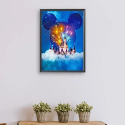 لوحة ديزني رسم بالأرقام أكريليك 50×40 سم Disney Paint by Numbers Acrylic Painting 50x40cm