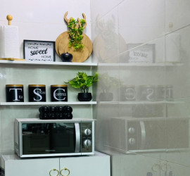 رف خشبي جداري عائم 60 سم Wooden Floating Wall Shelf 60 cm
