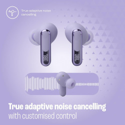 سماعات JBL Live Beam 3 اللاسلكية الحقيقية المانعة للضوضاء - بنفسجي JBL Live Beam 3 True wireless Noise Cancelling-Purple