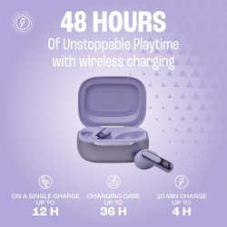 سماعات JBL Live Beam 3 اللاسلكية الحقيقية المانعة للضوضاء - بنفسجي JBL Live Beam 3 True wireless Noise Cancelling-Purple