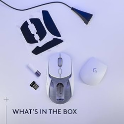 ماوس ألعاب لاسلكي لوجيتك جي٣٠٩ لايت سبيد - أبيض Logitech G309 LIGHTSPEED Wireless Gaming Mouse – White