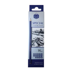 سيت تدرجات رصاص ١٤ قطعة Special drawing pencil