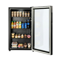 ثلاجة عارضة فندقية باب  زجاج BEVERAGE COOLER – BLACK