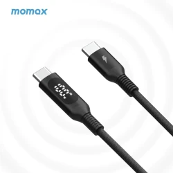 كابل Momax EliteLink بطول 1.2 متر من USB-C إلى USB-C PD بقدرة 100 واط Momax EliteLink 1.2M USB-C to USB-C PD 100W Cable