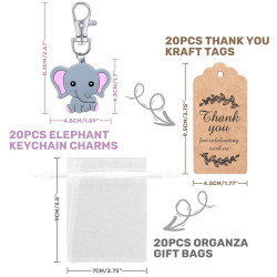 مجموعة هدايا iZoeL لحفلات استقبال المولود – 20 قطعة iZoeL Baby Shower Gift Set – 20 Pieces