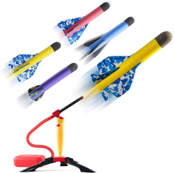 قاذفة صواريخ لعبة إطلاق صواريخ بعيدة المدى للأطفال والكبار Rocket launcher toy, long-range missile launcher for children and adults