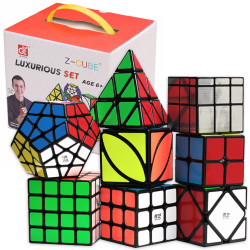 مجموعة مكعبات روبيك سحرية 8 قطع لتحفيز الذكاء للأطفال والكبار 8-piece Magic Rubik's Cube Set to stimulate intelligence in children and adults