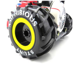 سيارة فلايتك برمائية تحكم عن بعد رباعية الدفع مع إضاءة LED Flytec Amphibious Remote Control 4x4 Car with LED Lights