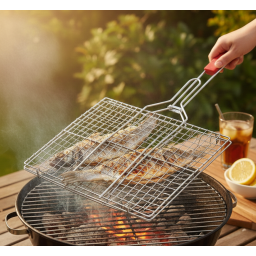 مشواية سمك Fish grill basket
