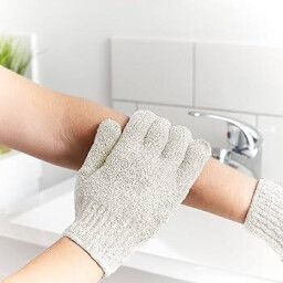 كفوف تقشير Scrubbing gloves