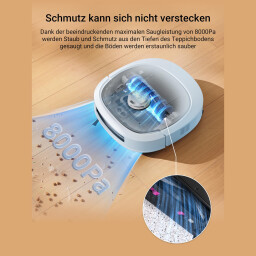 مكنسة روبوت يوريكا J20 أمريكية أصلية 8000 باسكال Original American Eureka J20 Robot Vacuum Cleaner, 8000 Pa