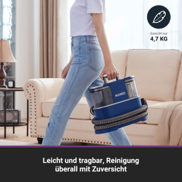 مكنسة يوريكا لتنظيف عميق للسجاد والأرائك والمفروشات والمناطق الضيقة Eureka vacuum cleaner for deep cleaning of carpets, sofas, upholstery, and tight spaces