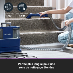 مكنسة يوريكا لتنظيف عميق للسجاد والأرائك والمفروشات والمناطق الضيقة Eureka vacuum cleaner for deep cleaning of carpets, sofas, upholstery, and tight spaces