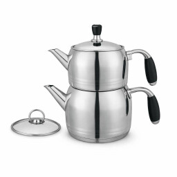 إبريق شاي مزدوج كوركماز برو Korkmaz Pro Double Kettle