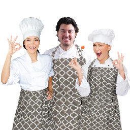 صدرية طهي LessMo للرجال والنساء بثلاثة جيوب LessMo Men's and Women's Three-Pocket Cook's Vest