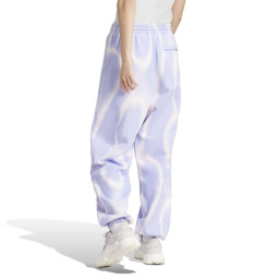 بنطال أديداس سويت بانتس بطبعة "Dye" كاملة - بنفسجي Women's Dye Allover Print Sweat Pants - Violet Tone