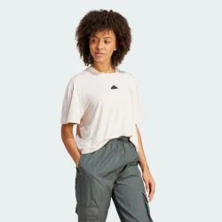 تيشيرت أديداس سيتي إسكيب فضفاض وقصير (نسائي) City Escape Loose Crop Sportswear Tee (Women's)