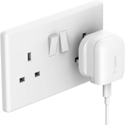 شاحن حائط Belkin Boost Charge USB-C بقوة 20 واط 1523Dk Belkin Boost Charge USB C Wall Charger 20w 1523Dk