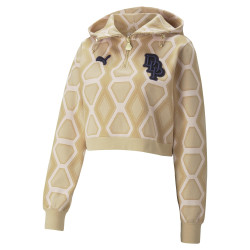 هودي بوما × دابر دان القصير (نسائي) PUMA x Dapper Dan Women's Cropped Hoodie