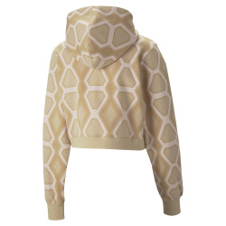 هودي بوما × دابر دان القصير (نسائي) PUMA x Dapper Dan Women's Cropped Hoodie