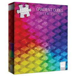 بزل جكسو الوان مكعبات Jigsaw Puzzle: The OP - Gradient Cubes (1000 Pieces)