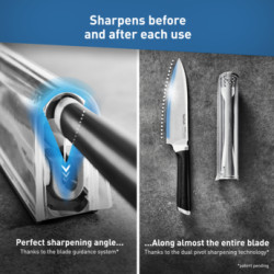 سكين الشيف 16.5 سم تيفال إيفر شارب TEFAL Ever Sharp Chef Knife 16.5 cm