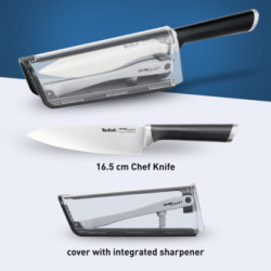 سكين الشيف 16.5 سم تيفال إيفر شارب TEFAL Ever Sharp Chef Knife 16.5 cm