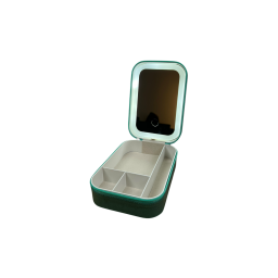 حافظة مكياج مع انارة makeup box with lighting