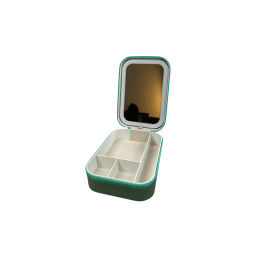 حافظة مكياج مع انارة makeup box with lighting