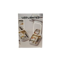 حافظة مكياج مع انارة makeup box with lighting