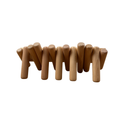 تعلاكة ملابس خشب مودرن wooden clothes hanger
