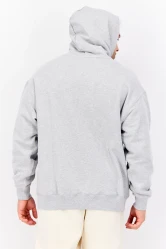 هودي بوما MMQ مزدوج الطبقة رمادي رجالي Puma MMQ Double Layer Pullover Hoodie Men Grey