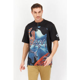 تيشيرت رياضي رجالي بوما للركض بأكمام قصيرة - أسود Puma Men's Running T-Shirt, Short Sleeves - Black