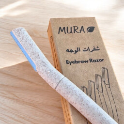 شفرات مورا (Mura) لتحديد الحواجب والوجه - تصميم صديق للبيئة (4 قطع) MURA Eco-Friendly Eyebrow & Facial Razors - 4 Pieces