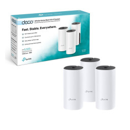DECO M4 | نظام WI-FI متكامل للمنزل AC1200 TP_Link Deco M4 3pcs , ROUTER DECO AC 1200 DECO M4 3 PACK