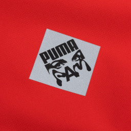 جاكيت رجالي بأكمام قابلة للفصل أحمر من بوما × بيركس آند ميني Puma x Perks and Mini Zip-Off Jacket - Red
