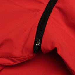 جاكيت رجالي بأكمام قابلة للفصل أحمر من بوما × بيركس آند ميني Puma x Perks and Mini Zip-Off Jacket - Red