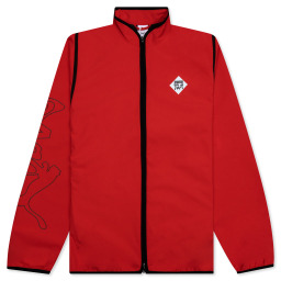 جاكيت رجالي بأكمام قابلة للفصل أحمر من بوما × بيركس آند ميني Puma x Perks and Mini Zip-Off Jacket - Red