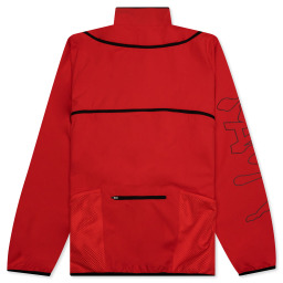 جاكيت رجالي بأكمام قابلة للفصل أحمر من بوما × بيركس آند ميني Puma x Perks and Mini Zip-Off Jacket - Red