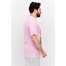 تيشيرت رياضي رجالي بأكمام قصيرة من بوما بنفسجي Puma Men's Short Sleeve Sports T-Shirt - Purple Combo