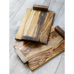 صينية تقديم خشب زيتون طبيعي natural olive wood tray
