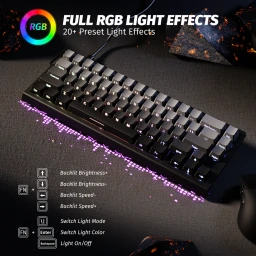 كيبورد المغناطيسية ATTACK SHARK X68HE | 8000Hz | Magnetic Rapid Trigger Keyboard