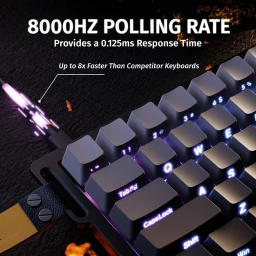 كيبورد المغناطيسية ATTACK SHARK X68HE | 8000Hz | Magnetic Rapid Trigger Keyboard