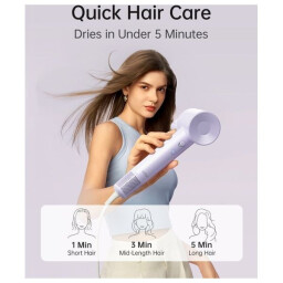 مجفف شعر  SE Lite Purple Laifen Hair Dryer SE Lite Purple