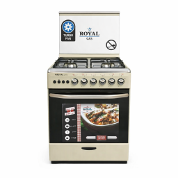 طباخ رويال كاز المصري حجم 60×60 كريمي Royal Gas Egyptian Cooker, 60x60 cm,