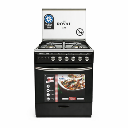 طباخ رويال كاز المصري حجم 60×60 اسود Royal Gas Egyptian Cooker, 60x60 cm,
