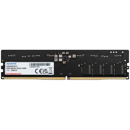 وحدة ذاكرة ADATA DDR5-5600 U-DIMM - 16 جيجابايت (1× 16 جيجابايت) –  ذاكرة DIMM غير مخزنة 288 دبوسًا ADATA DDR5-5600 U-DIMM Memory Module - 16GB (1x 16GB) – 5600 MT/s, 1.1 V, On-Die ECC, 288-Pin Unbuffered DIMM