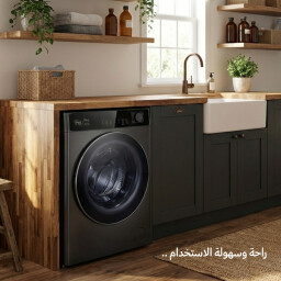 غسالة ملابس ذكية 15 برنامح غسيل بحجم 10 كيلو غرام Smart washing machine